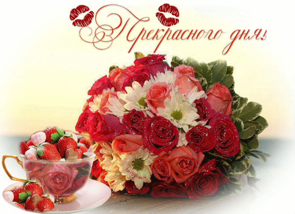 Гифка с пожеланием прекрасного и Хорошего дня!