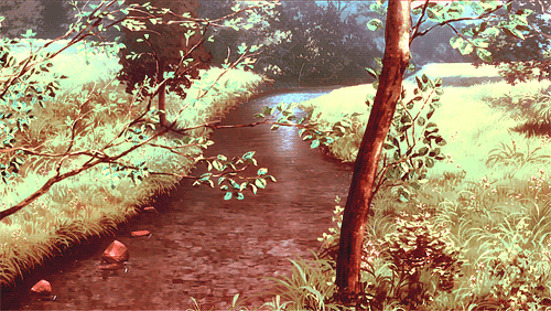 Gif картинка речка