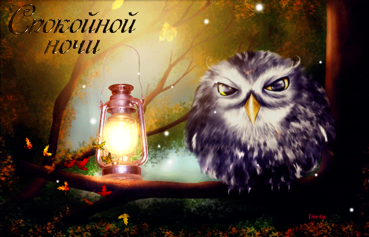 Красивая фэнтези картинка с пожеланием спокойной ночи! Красивая фэнтези картинка с пожеланием спокойной ночи!