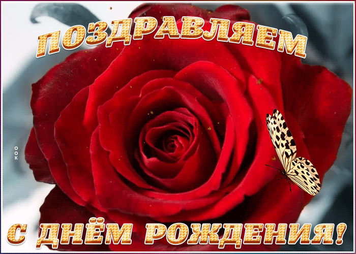 Милая открытка поздравляем с днем рождения женщине!