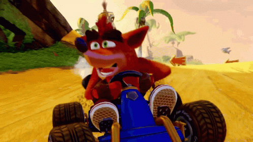 Crash Bandicoot CTR GIF Crash Bandicoot CTR GIF