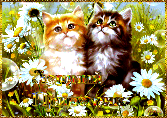 Открытки июньский приветик, Лето мерцающие открытки Открытки июньский приветик, Лето мерцающие открытки