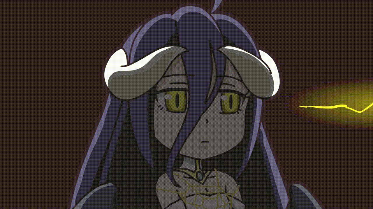 Крутая гифка с аниме девушкой на аву