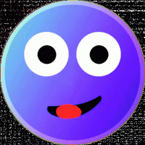 Gif аватарка с мигающим смайликом