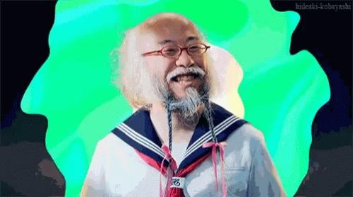 Sailor Moon Suit Old Man GIF для дискорда на аву Sailor Moon Suit Old Man GIF для дискорда на аву