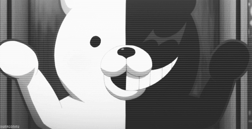 Гифка Монокума смеется, Аниме на аву Монокума Гифка Монокума смеется, Аниме на аву Монокума