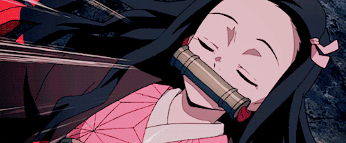 Клинок рассекающий демонов Незуко гиф