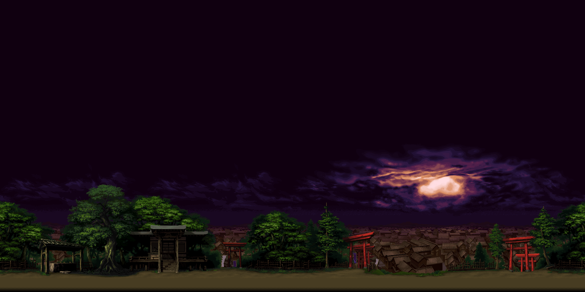 Анимированный задний фон, Анимированные пиксельные фоны