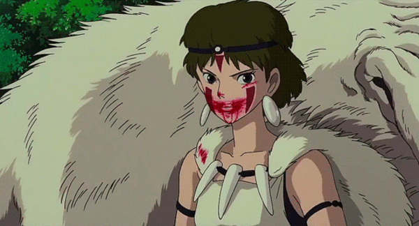 Анимированная аниме картинка на аватарку в discord Принцесса Мононоке в крови. Анимированная аниме картинка на аватарку в discord Принцесса Мононоке в крови.