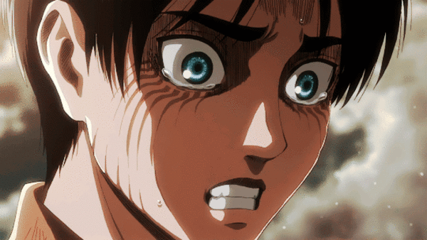 Гиф Эрен в слезах. Гиф Эрен в слезах.