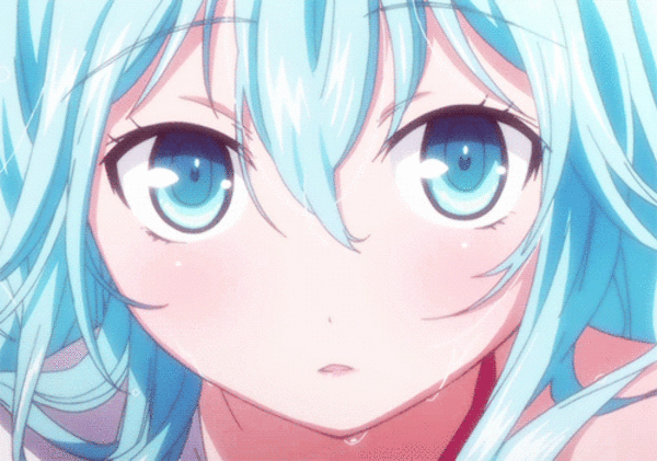 Gif анимация красивая аниме девушка с большими глазами Эрио Това. Gif анимация красивая аниме девушка с большими глазами Эрио Това.