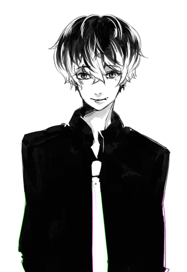 Анимированная картинка Токийский Гуль для discord