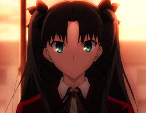 Гифка с аниме девушкой Гифка с аниме девушкой