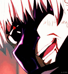 Анимация Канеки Кен безумная улыбка, Токийский гуль гиф Анимация Канеки Кен безумная улыбка, Токийский гуль гиф