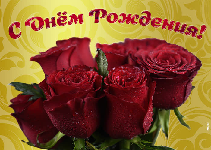 Классная открытка Поздравляю с днем рождения счастья, радости, добра!