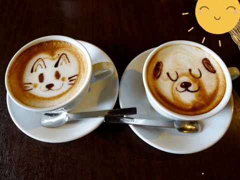 Милая гифка с добрым утром для ватсап!