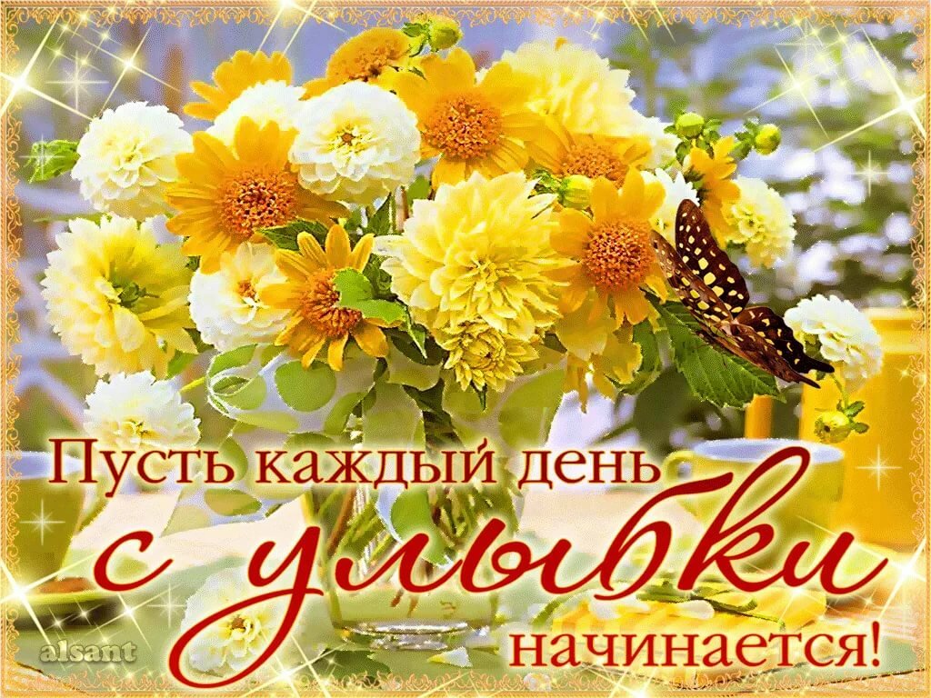 Пожелание Доброго дня и солнечного настроения