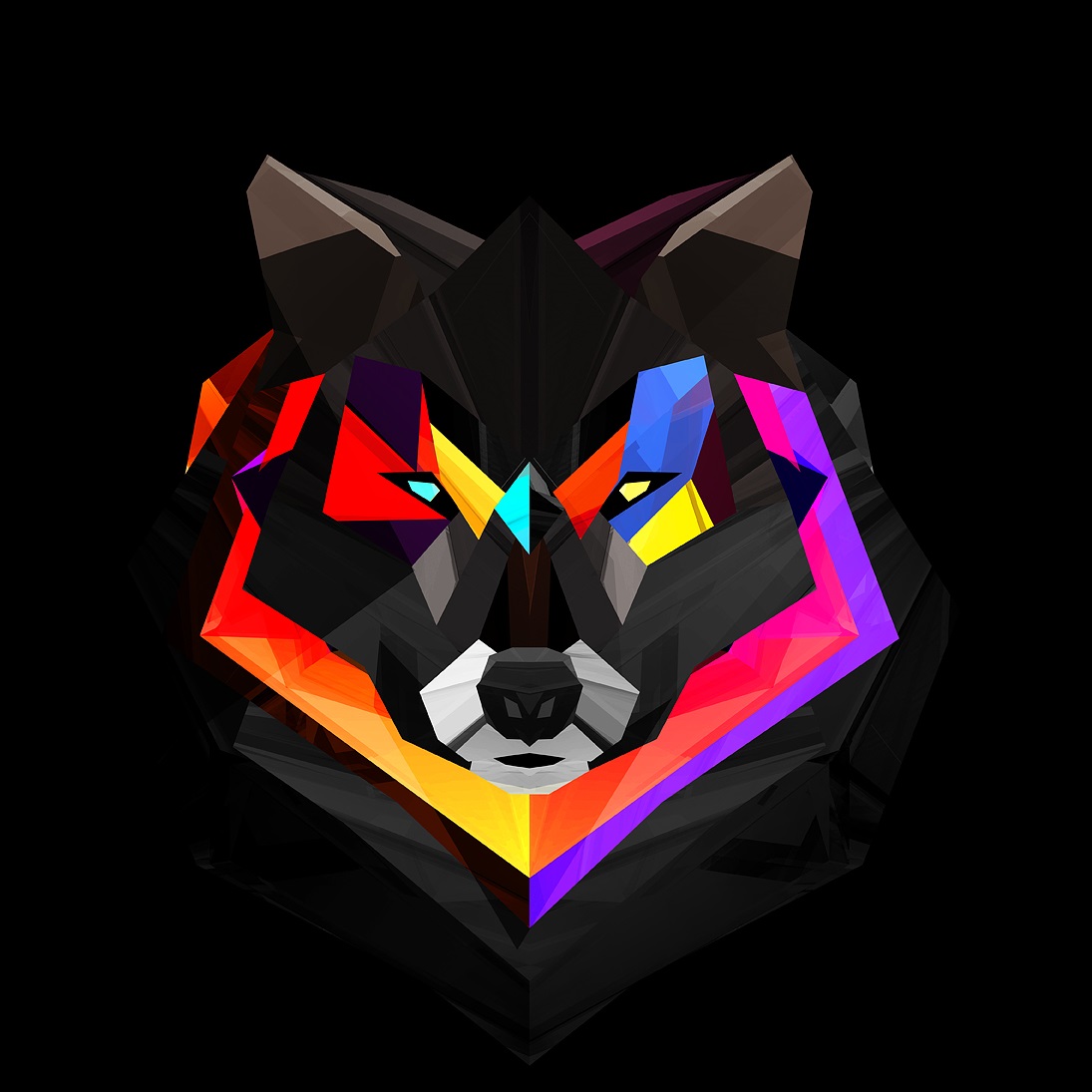 Квадратные аватарки, Ава 300х300. Леопард полигональный Аватарки для Steam