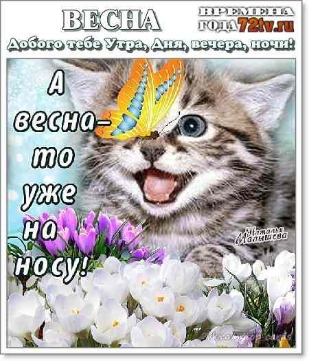 Весенние картинки "Добрый вечер!"