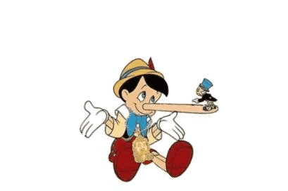 Пиноккио растет нос гиф Пиноккио растет нос гиф