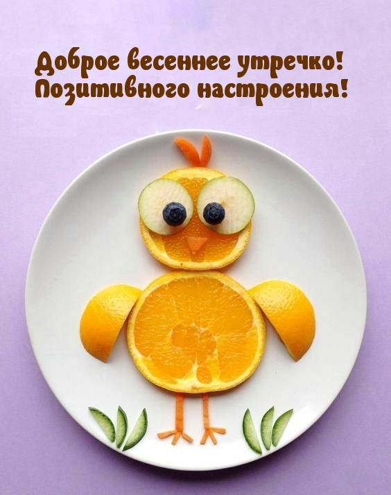 Смешная картинка с пожеланием Весеннего утра и позитивного настроения!