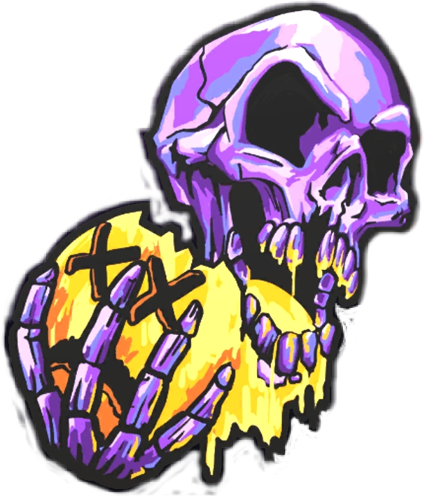 Стандофф 2 Sticker Gold Skull