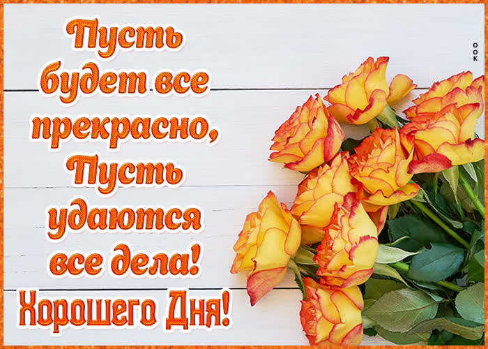 Картинка доброго дня с огромным букетом роз. Картинка доброго дня с огромным букетом роз.