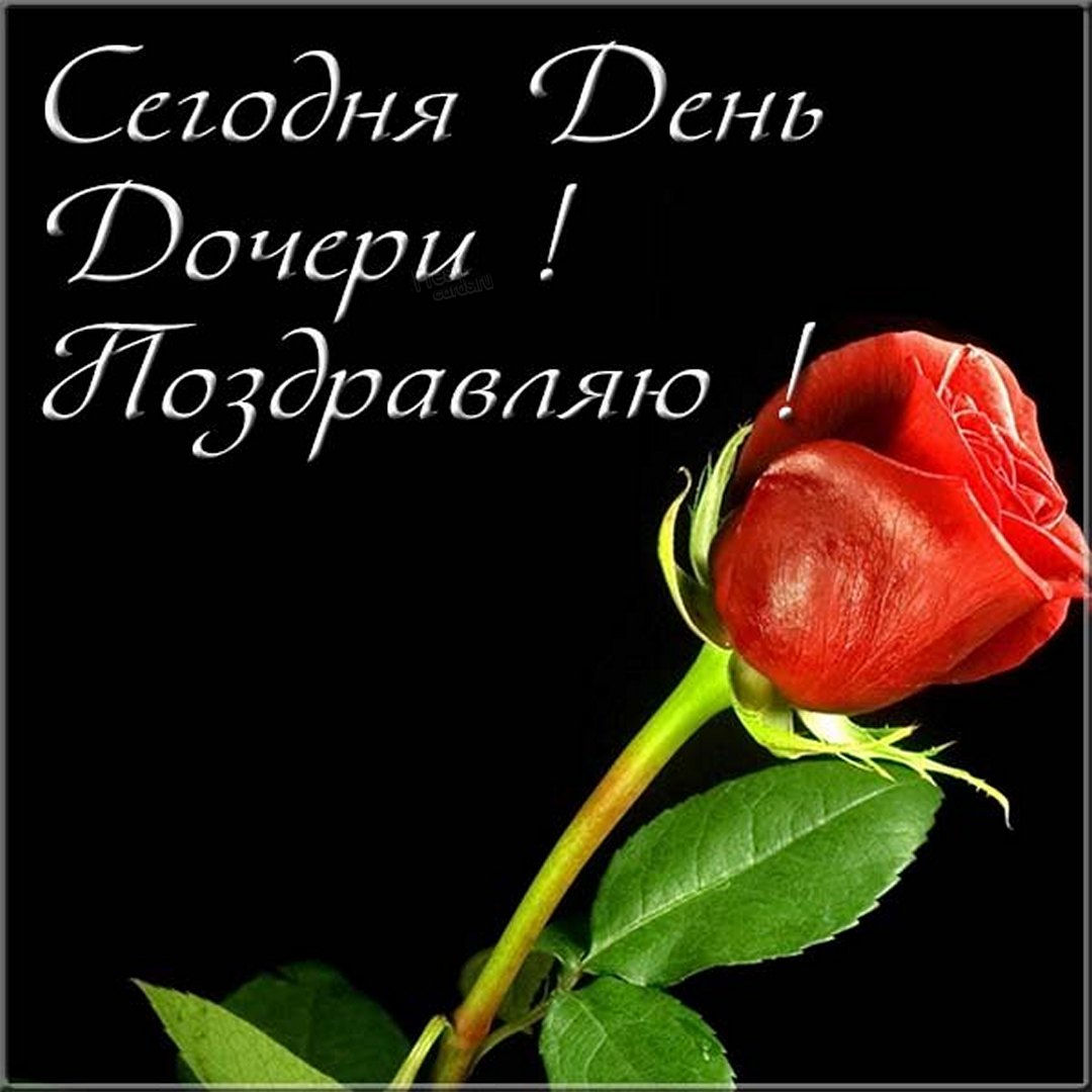 С днем дочери картинки и поздравления