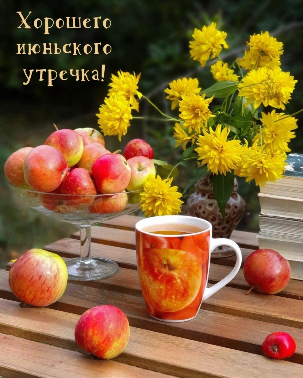 Открытки с добрым июньским утром. Открытки с добрым июньским утром.