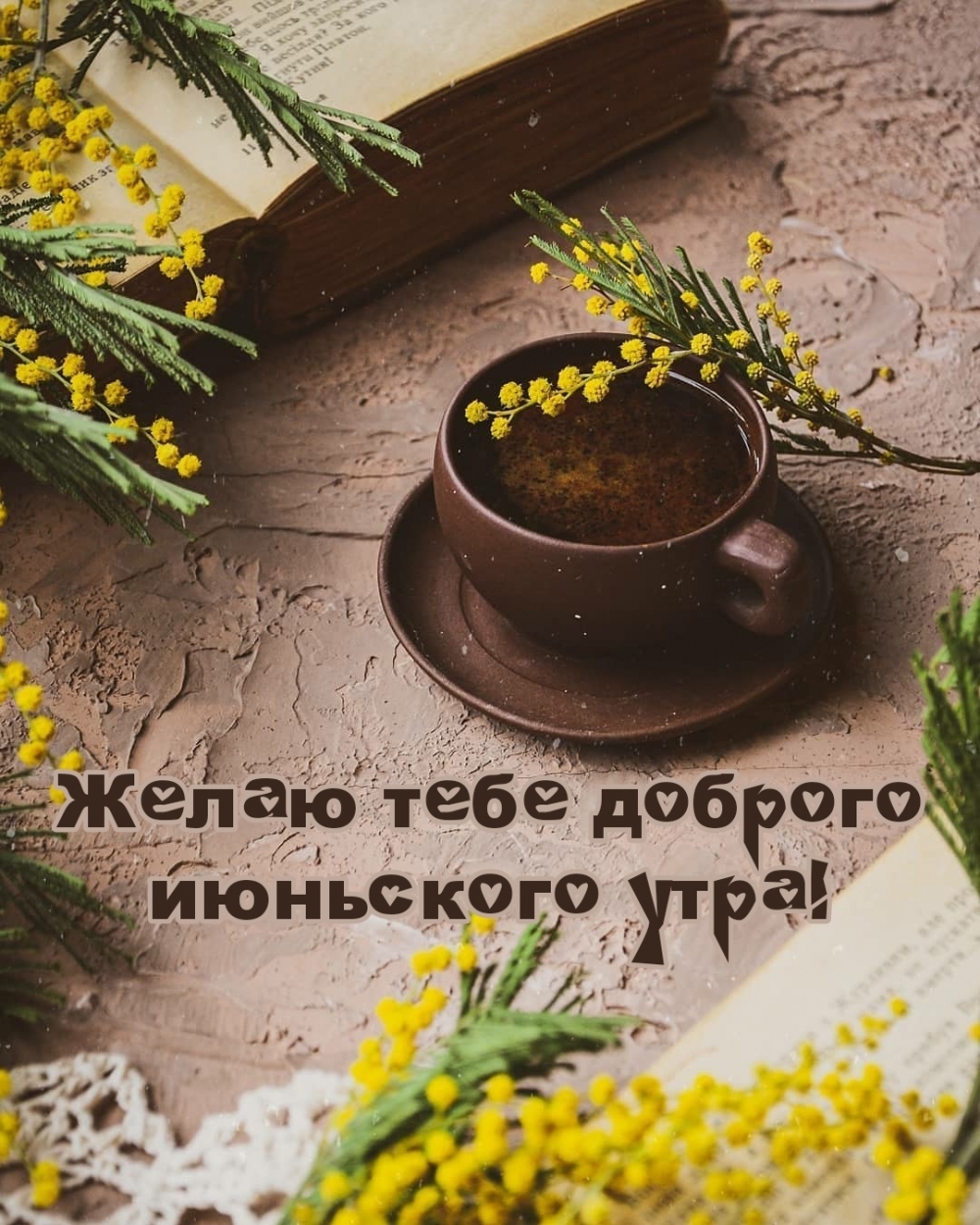 Открытки с добрым июньским утром Открытки с добрым июньским утром