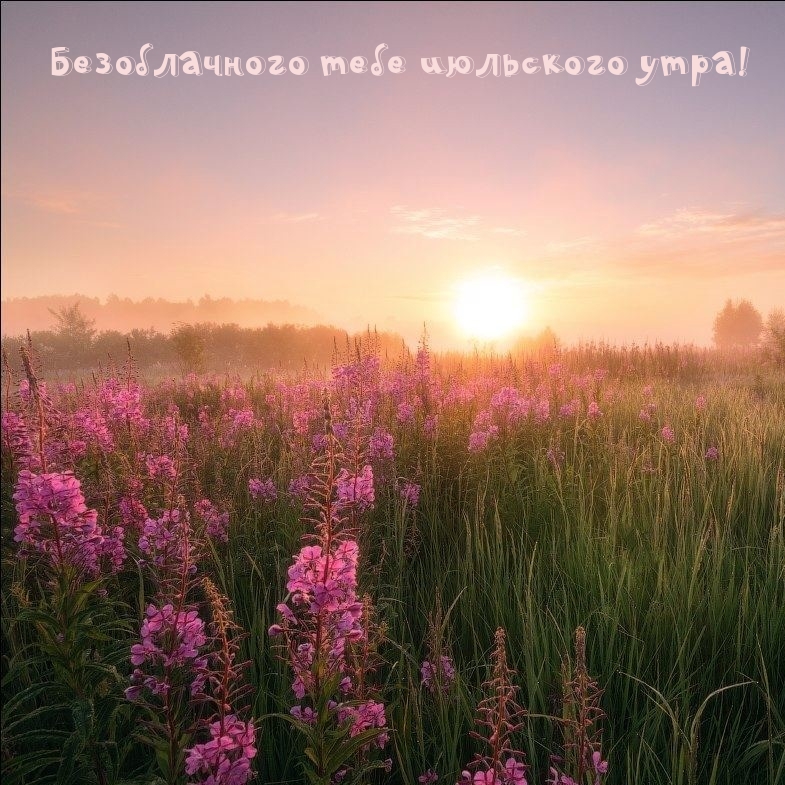 Открытки с добрым утром летние прикольные