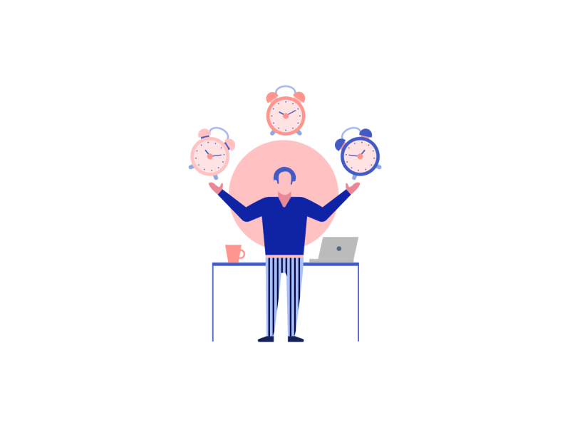 Анимация тайм менеджмент, Тайм менеджмент гифки, Куратор гиф