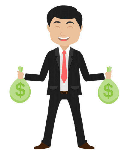 Гифка для бизнеса. Бизнесмен анимация