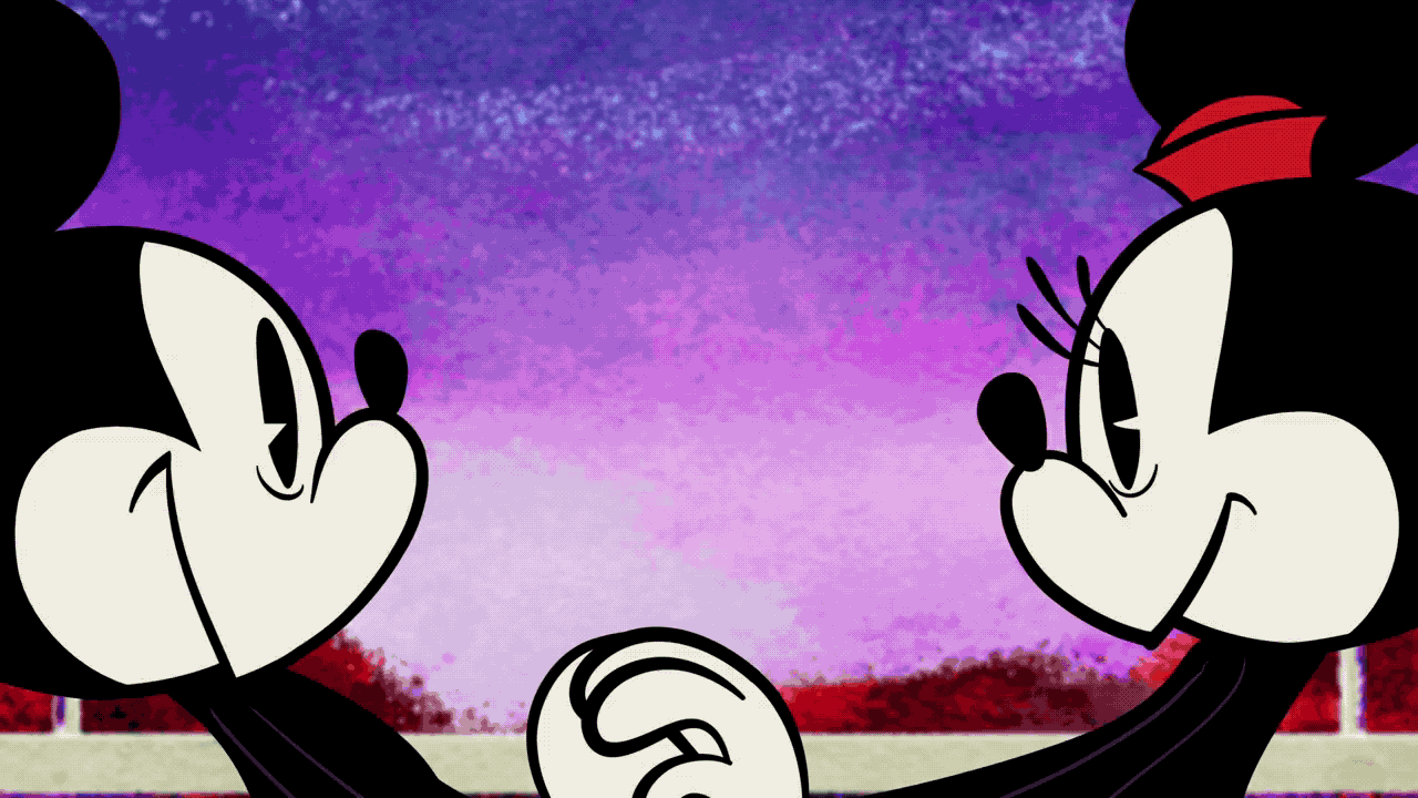 i love you, Mickey Mouse, Minnie Mouse, disney short, locked in love.