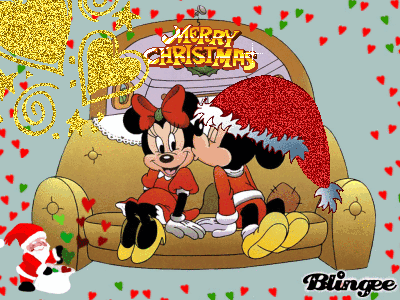 Открытка с днём рождения с Минни Маус gif 