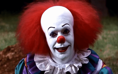 Посмотреть гифку в полном размере Забавный клоун.