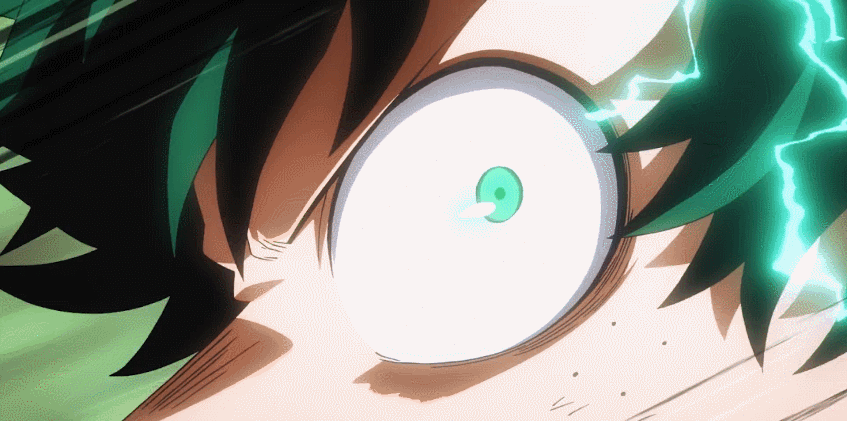 Гифка аниме моя геройская Академия, Моя геройская Академия деку гиф.