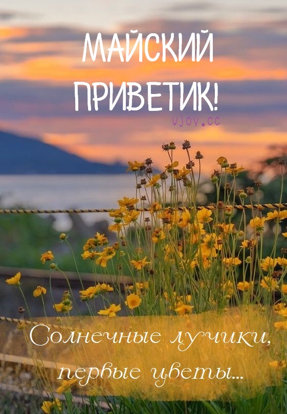Счастливых майских дней!