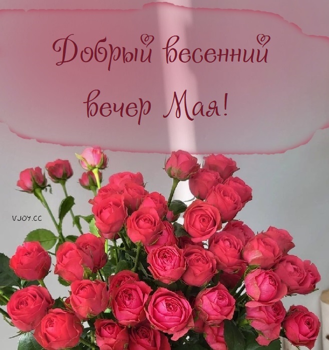 Доброго хорошего майского вечера