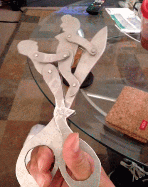 Смешная пошлая гифка с ножницами. Смешная пошлая гифка с ножницами.