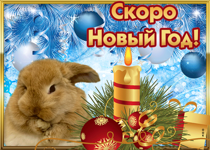 Мерцающая картинка скоро новый год