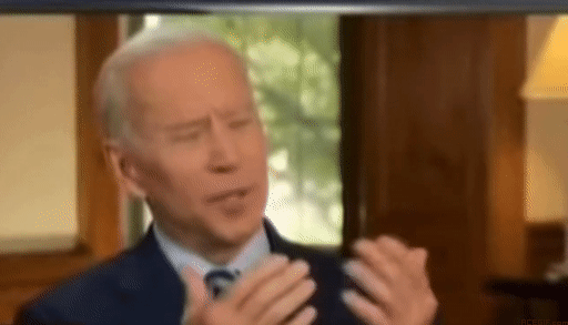 Гифка Активно жестикулируя Байдену.