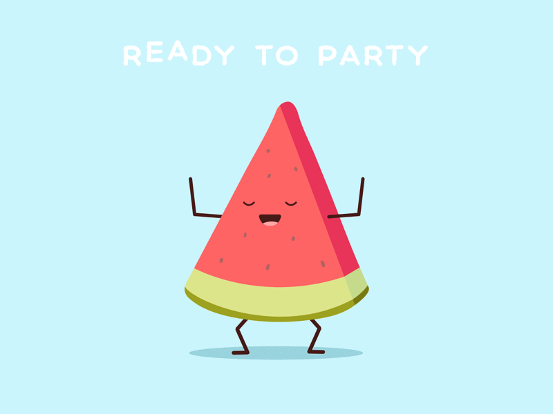 Смешная гифка с арбузом Смешная гифка с арбузом