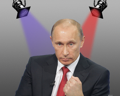 Анимированный Путин, Путин злой. Анимированный Путин, Путин злой.