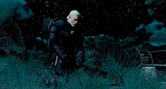 Красивая гифка Геральт из Ривии Ведьмак 3 медитирует. Красивая гифка Геральт из Ривии Ведьмак 3 медитирует.