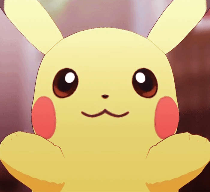 Аниме гифка Пикачу, Гифки аниме Пикачу.