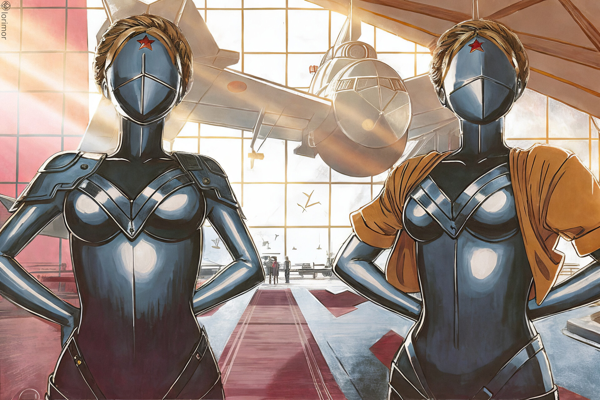 The twins from the game Atomic Heart were so beautiful.