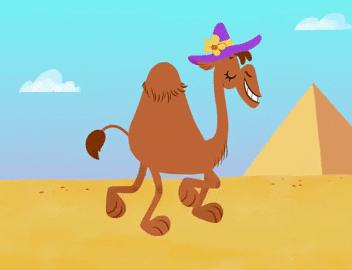 Анимационный верблюд 