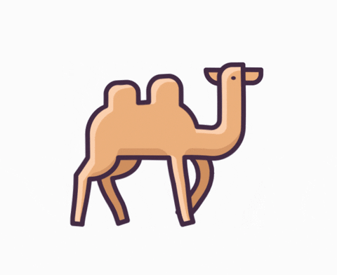 Гифка Верблюд Анимашка.