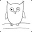 Сова рисунок легкий для срисовки, Детские рисунки для срисовки лёгкие.